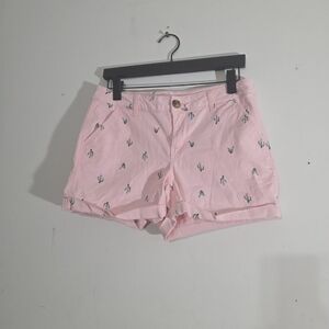SO Light Pink Embroidered Women's Shorts